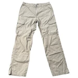 Carhartt Force Relaxed Fit Ripstop Cargo Work Pants Khaki Tan 38x34 Utility Mens